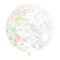 Jumbo Confetti Balloon - Pastel Rainbow